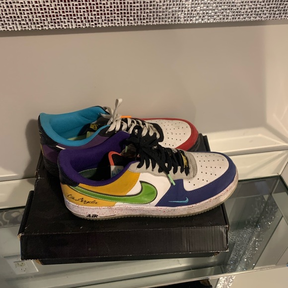 Nike Air Force 1 ‘ 07 LV8 LA/ What The LA - Picture 2 of 4